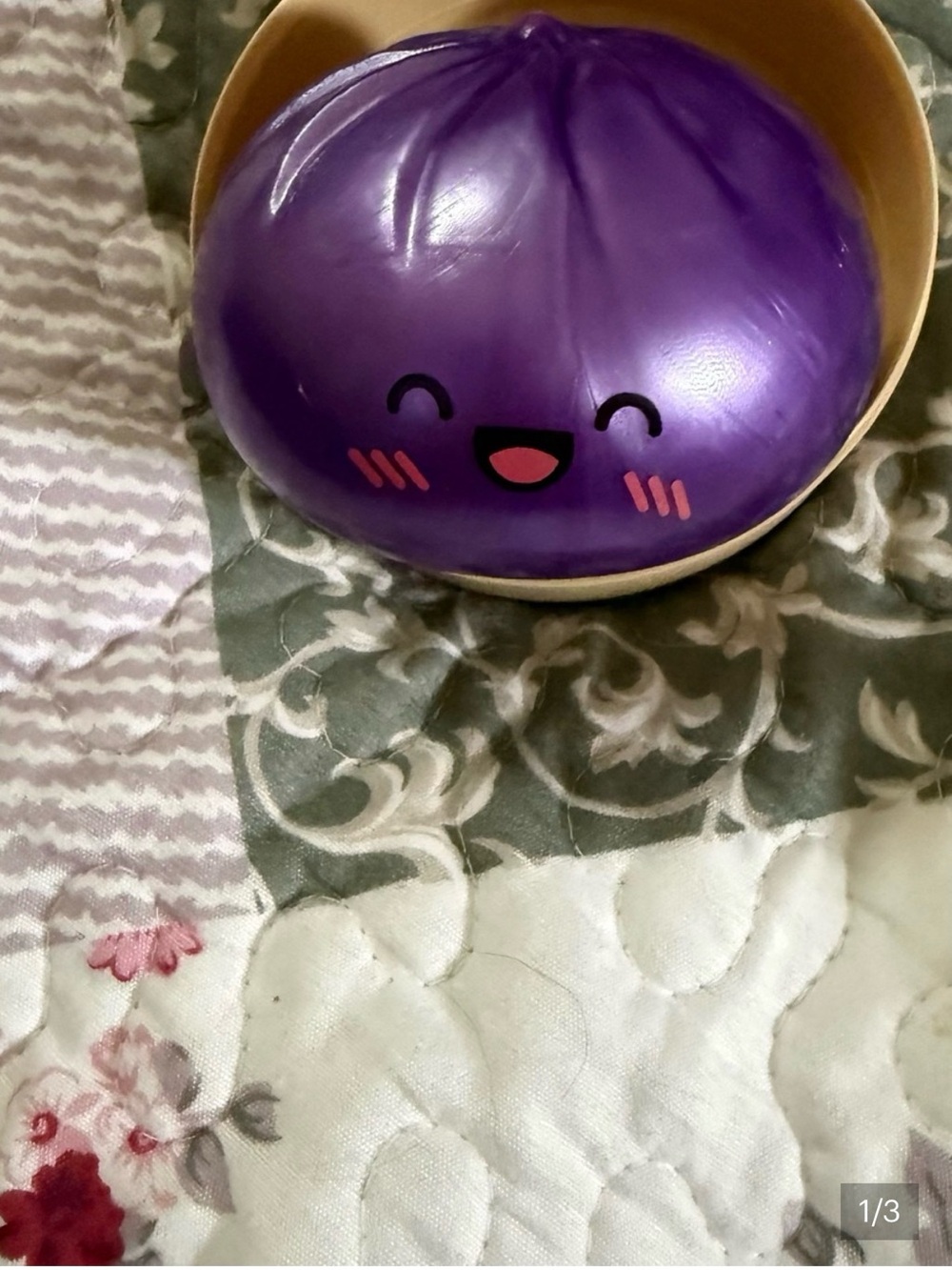 Purple squishy dumpling